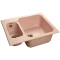 Кухонная мойка светло-розовый GranFest Standart GF-S615K - 1