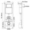 Комплект подвесной унитаз Berges Albit S + система инсталляции Berges Atom Line 410 042442 - 7