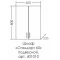Шкаф подвесной белый глянец Санта Стандарт 401010 - 3