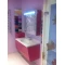 Зеркальный шкаф 120x75 см вишневый глянец Verona Susan SU610G80 - 8