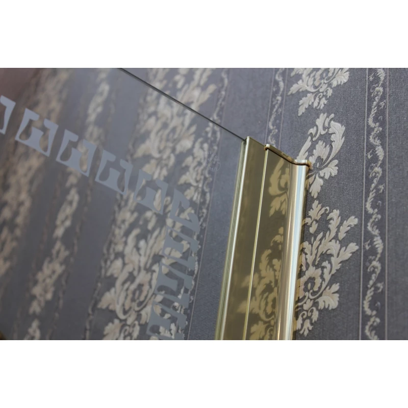 Душевая дверь распашная Cezares Royal Palace 190 см прозрачное с матовым узором ROYAL PALACE-A-B-11-100+90-CP-G