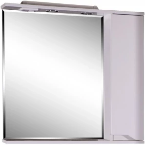 Изображение товара зеркальный шкаф 80x75 см белый r asb-mebel бари