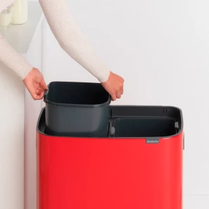 Изображение товара мусорное ведро 2x30л brabantia touch bin bo 221507