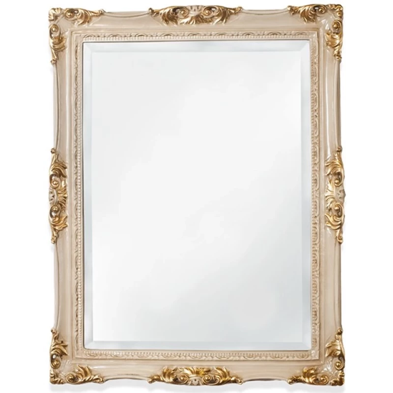 Зеркало 72x92 см слоновая кость/золото Tiffany World TW00262avorio/oro