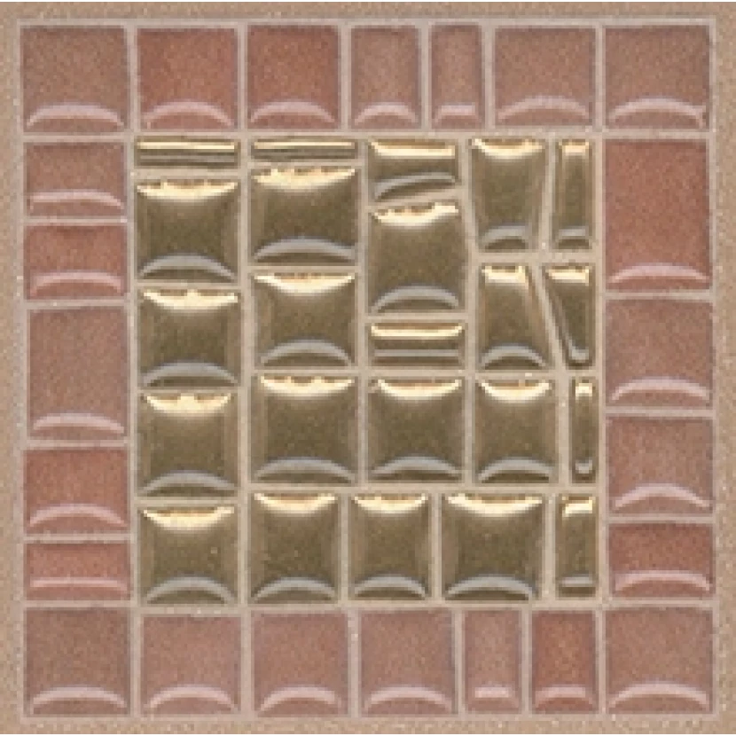 Керамическая плитка Kerama Marazzi Вставка Виченца золото 4,9x4,9 AD\B312\5246