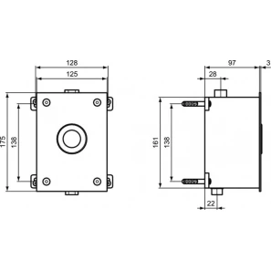Изображение товара смывное устройство для писсуара ideal standard septa pro u2 глянцевый хром p0115aa