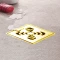 Душевой трап 144x144/50 мм золотой Pestan Confluo Standard Square Mask Gold 4 13000147 - 1