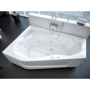 Изображение товара акриловая гидромассажная ванна 170x95 см левая пневматическое управление стандартные форсунки aquatek медея