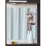 Изображение товара зеркало 55,4x73,6 см венге/орегон sanflor толедо c0000001816