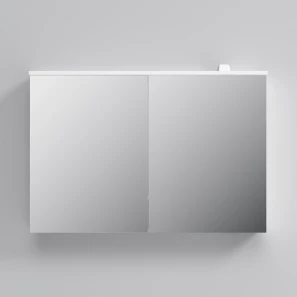 Изображение товара зеркальный шкаф 100x68 см белый глянец am.pm spirit v2.0 m70amcx1001wg