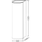 Подвесная колонна левосторонняя палисандр шпон Jacob Delafon Presquile EB1115G-V13 - 3