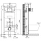Комплект подвесной унитаз Orange C01-100W + система инсталляции Jacob Delafon E5504-NF + E4316-00 - 12