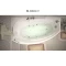 Акриловая ванна 168,9,x99 см левая Aquanet Jersey 00205405 - 5