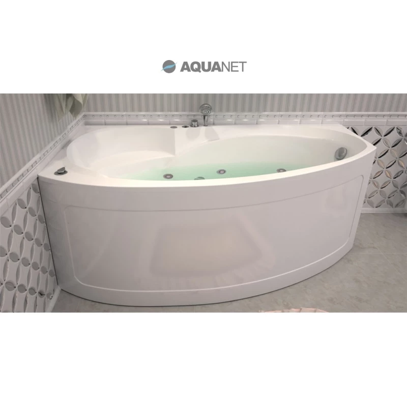 Акриловая ванна 168,9x99 см левая Aquanet Jersey 00205405