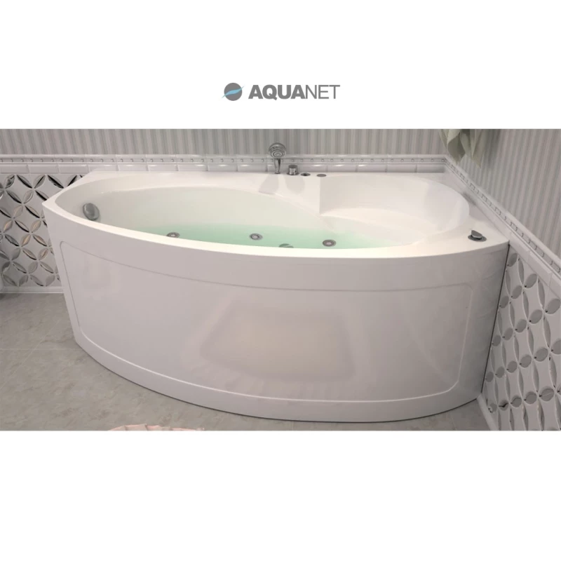 Акриловая ванна 168,9x99 см правая Aquanet Jersey 00205329