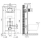 Комплект подвесной унитаз SSWW CT2038V + система инсталляции Jacob Delafon E5504-NF + E4326-CP - 16