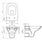 Комплект подвесной унитаз Cersanit Carina MZ-CARINA-COn-S-DL + система инсталляции Grohe 38772001 - 8