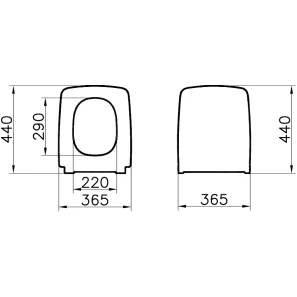 Изображение товара сиденье для унитаза с микролифтом vitra metropole 122-083-009