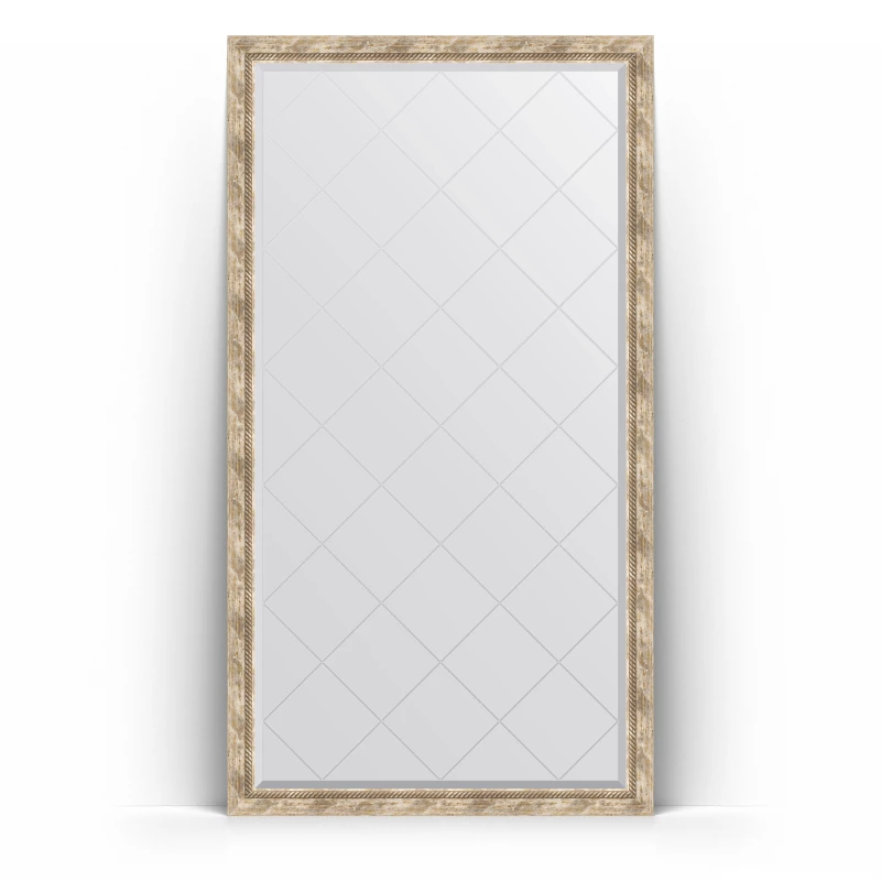 Зеркало напольное 108x198 см прованс с плетением Evoform Exclusive-G Floor BY 6344