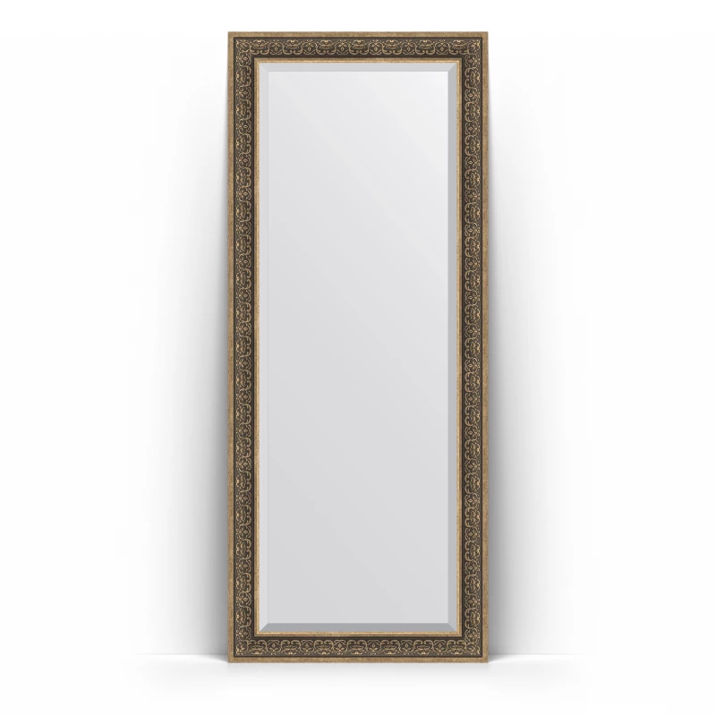 Зеркало напольное 84x204 см вензель серебряный Evoform Exclusive Floor BY 6132 