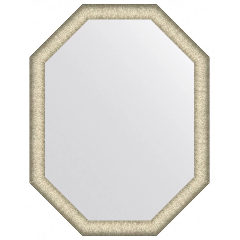 Зеркало 55x70 см брашированное серебро Evoform Octagon BY 7425