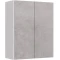 Шкаф двустворчатый 60x75 см белый глянец/бетон Lemark Combi LM03C60SH-Beton - 1