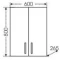 Шкаф подвесной белый глянец Санта Виктория 710015 - 2