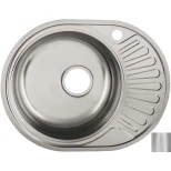 Изображение товара кухонная мойка матовая сталь ukinox фаворит fad577.447 --t6k 2l