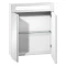 Зеркальный шкаф 66x54,5 см белый глянец Edelform Glass 2-623-00-S - 3