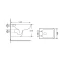 Комплект подвесной унитаз Orange C03-100W + система инсталляции Jacob Delafon E5504-NF + E4326-00 - 12