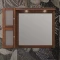 Зеркальный шкаф 101x78 см светлый орех Opadiris Мираж - 1