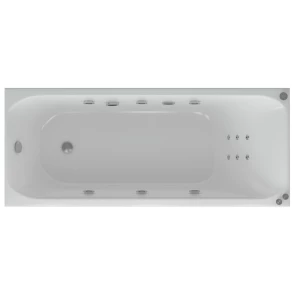 Изображение товара акриловая гидромассажная ванна 150x70 см пневматическое управление стандартные форсунки aquatek альфа-150