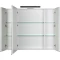 Зеркальный шкаф 105x85 см белый Aquanet Орлеан 00183078 - 5