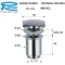Донный клапан Remer 905SCC2114DO - 3