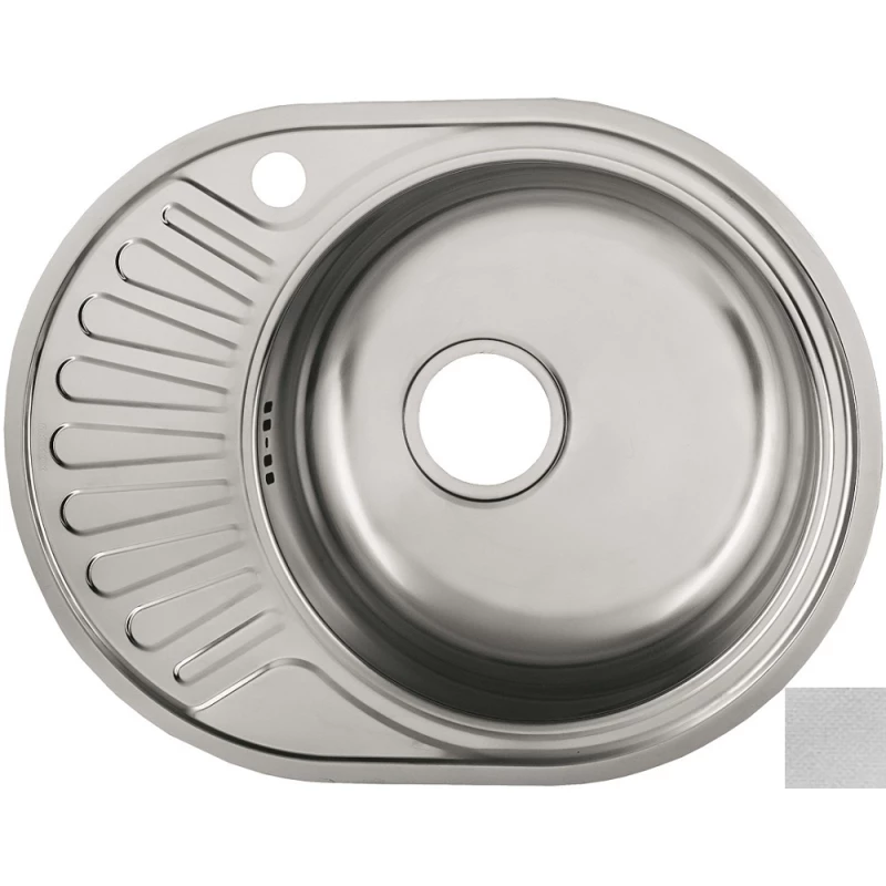 Кухонная мойка декоративная сталь Ukinox Фаворит FAL577.447 -GT8K 1R