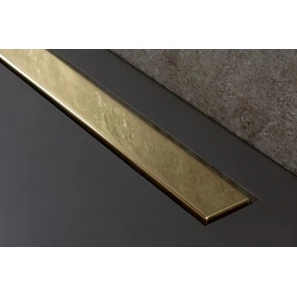 Изображение товара душевой канал 550 мм 2 в 1 с основой под плитку pestan confluo frameless gold line 13701221