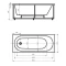 Акриловая гидромассажная ванна 160x70 см пневматическое управление стандартные форсунки Aquatek Оберон-160 - 7