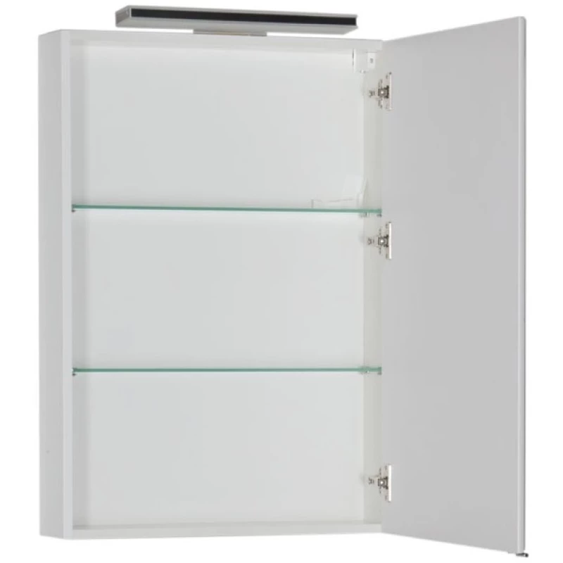 Зеркальный шкаф 60x85 см белый Aquanet Орлеан 00183076