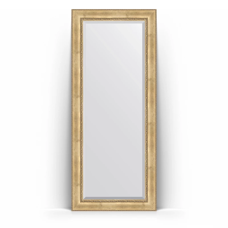 Зеркало напольное 87x207 см состаренное серебро с орнаментом Evoform Exclusive Floor BY 6138