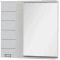 Зеркальный шкаф 88,6x87 см с подсветкой белый Aquanet Доминика 00176571 - 2