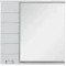 Зеркальный шкаф 88,6x87 см с подсветкой белый Aquanet Доминика 00176571 - 3