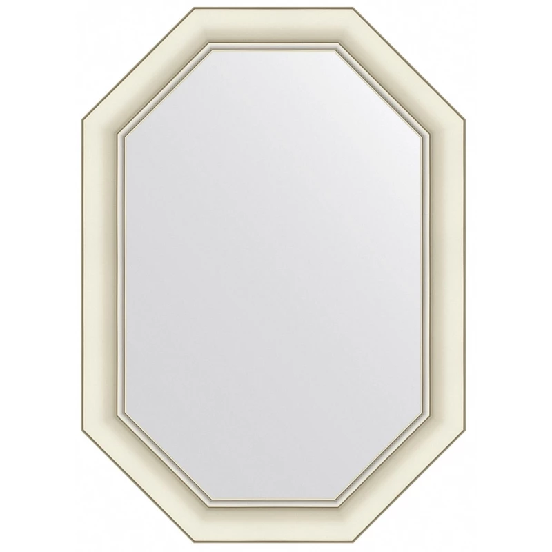 Зеркало 51x71 см белый с серебром Evoform Octagon BY 7433