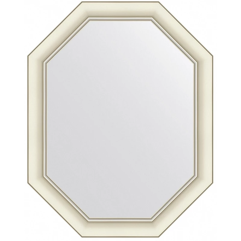 Зеркало 56x71 см белый с серебром Evoform Octagon BY 7434