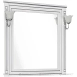 Изображение товара зеркало 90x96,3 см белый серебряная патина aquanet паола 00181769