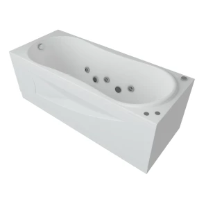 Изображение товара акриловая гидромассажная ванна 150x70 см пневматическое управление стандартные форсунки aquatek афродита-150