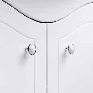 Изображение товара комплект мебели белый глянец 65,5 см aqwella franchesca fr0106 + 4640021062296 + fr0406