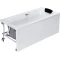 Акриловая ванна 150x70 см с отверстиями для ручек Roca Sureste ZRU9302778 - 5