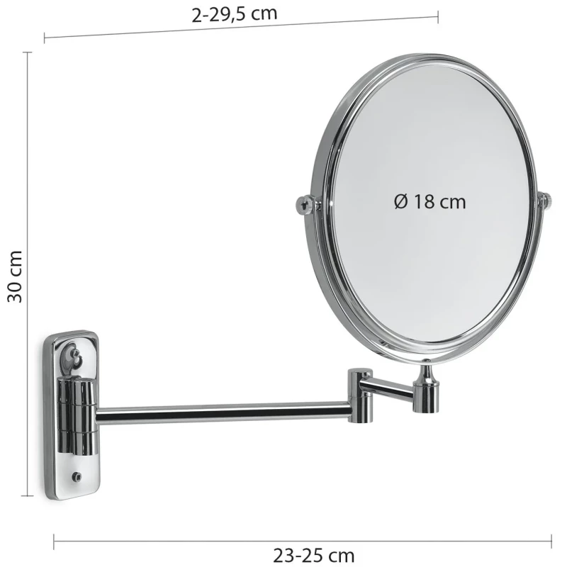 Косметическое зеркало x 3 Gedy Gaia CO2024(13)