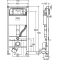 Монтажный элемент для подвесного унитаза модель 8522 Viega Prevista Dry 771980 - 3