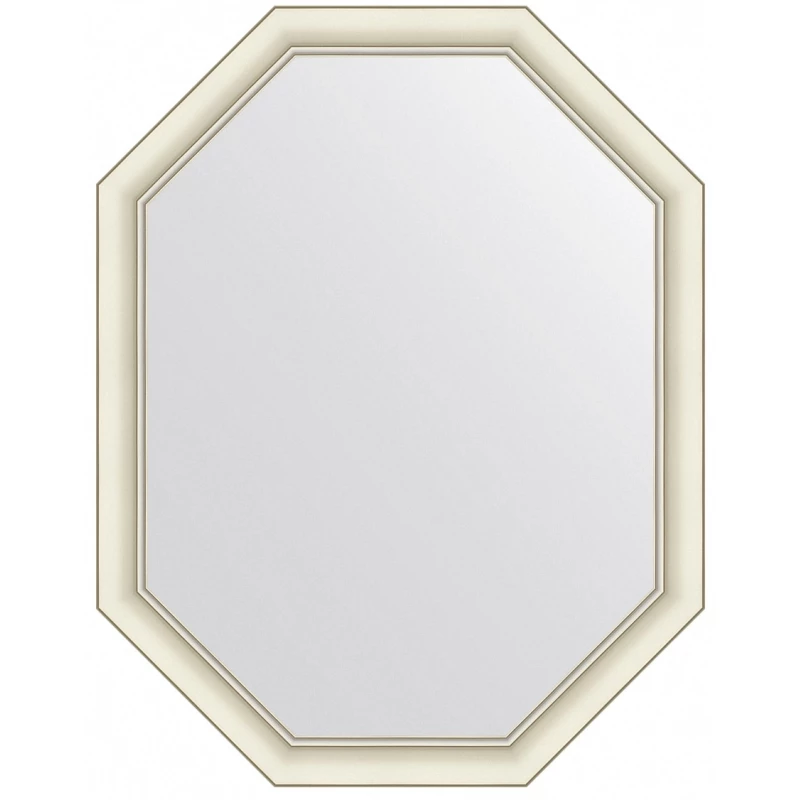 Зеркало 71x91 см белый с серебром Evoform Octagon BY 7436